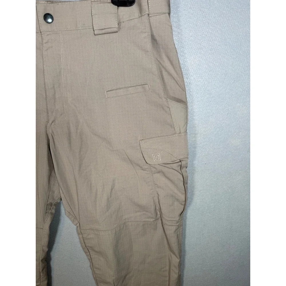 5.11 Tactical Stryke Pants Mens 36x32 Khaki Ripstop Cargo Work Hunting Utility